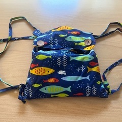 kukka hippo  レインポンチョ　90cm　の画像