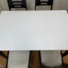 ジモティー特別価格🉐 N1207★ダイニング5点セット★テーブル★幅1200mmの画像