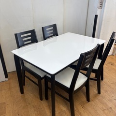 ジモティー特別価格🉐 N1207★ダイニング5点セット★テーブル★幅1200mmの画像
