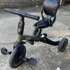 【早い者勝ち！】状態良！5WAY・三輪車・BTM・マットグリーンの画像