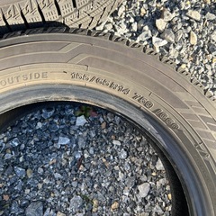 ヨコハマ スタッドレスタイヤ 155/65r14 2020年製 の画像