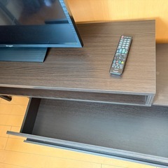 32型テレビ&テレビ台&Amazonファイヤースティックの画像
