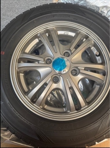 軽自動車　スタッドレスタイヤ➕取付➕タイヤカバー付き　4本セット⑤