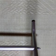 【無料０円】大型丸い金属テーブル ノークレームノーリターンの画像