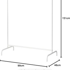 IKEA ハンガーラック　ムーリック の画像