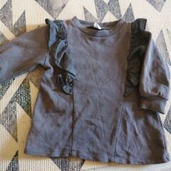 90サイズ 女の子 トレーナー まとめ売り　外遊び　外着　長袖　トップス　チュニック　泥　公園　外着　の画像