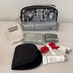 JALアメリカ便アメニティ　モノトーンの画像