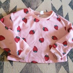 90サイズ 女の子 トレーナー まとめ売り　外遊び　外着　長袖　トップス　チュニック　泥　公園　外着　の画像