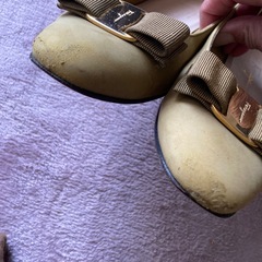 フェラガモ　パンプス　スエード　サイズ24.5センチ程の画像