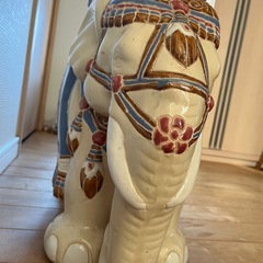 象型　陶器花台　　ヴィンテージ　の画像