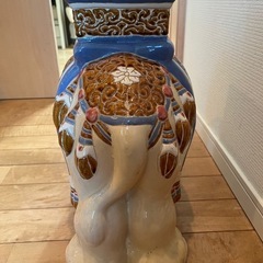 象型　陶器花台　　ヴィンテージ　の画像