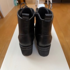 ロールアップブーツ　ブラックの画像