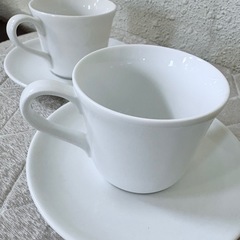 🇹🇭✨Royal Porcelain ロイヤルポーセリン＊タイ王室御用達 高品質陶磁器コーヒーカップ2客セット☕耐久性抜群＆上品デザイン♥おうちカフェ・朝食・ティータイムに最適🎐直接手渡し 岡山市中区円山の画像