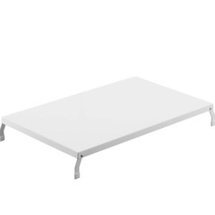 ①山崎実業tower折りたたみガスコンロカバーワイド中古ホワイト
の画像