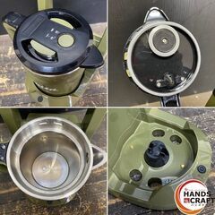 【久留米】【引き取り限定】【中古品】makita マキタ KT001GZO 充電式ケトル 40Vmax×2個用 カラー:オリーブ タンク容量:0.8L ※バッテリ別売の画像