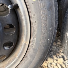 アクア　タイヤホイール　てっちん　175/65/R15の画像