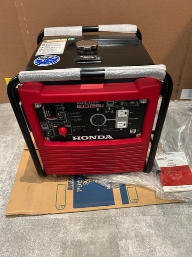 【試運転のみ室内保管】ホンダ発電機EG25i