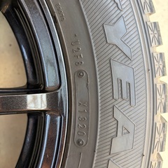 195/65/R16グッドイヤーアイスナビ6スタッドレスタイヤ4本＋ロクサーニスポーツアルミホイール4本セットの画像