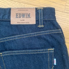 EDWIN 濃紺デニムパンツの画像