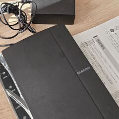 美品ELECOM Wi-fi ルーター WRC-1167GHBK-Sの画像