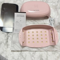 【新品未使用】【60W 超強力 UVランプ】UV レジン ライト 2in1 両面照射360度光の画像