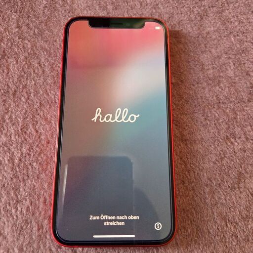 【美品】iPhone 12 mini 128GB RED SIMフリー オマケ付き
