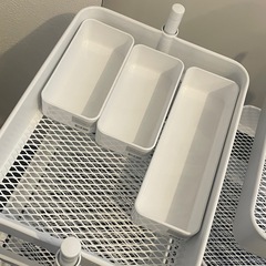 【ニトリ】スチールワゴン 【全てセットでお譲りします】の画像