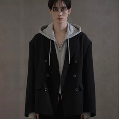 LUCY/ツイードダブルテーラードジャケットの画像