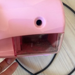 電動　鉛筆削り　ピンクの画像