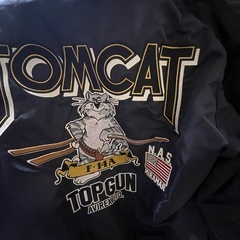 AVIREX F-14A TOMCAT MA-1ジャケット ネイビーの画像