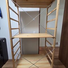 無印良品　パイン材ユニットシェルフの画像