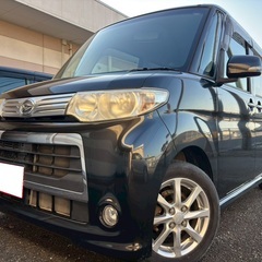 月々9千円〜分割可❗️車検2年付き！【名義変更代込み】広い車内！大人気‼️ダイハツ タントカスタム☆HDDナビ付き☆走行中DVD見れます☆純正アルミ☆事故修復歴無し☆電動スライドドア☆ドライブレコーダー☆そのまま乗って帰れます！の画像