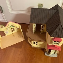 シルバニアファミリー 森のなかよしようちえん あかりの灯る大きなお家の画像