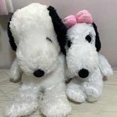 さしあげます。スヌーピーぬいぐるみの画像
