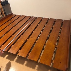 ベッドフレーム　ワイドダブル　の画像