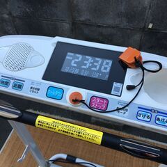 【運動歩く】ALINCOウォーキングマシンAFW3914フラットウォーカー音声ガイド折りたたみキャスター付の画像