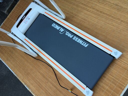 【運動歩く】ALINCOウォーキングマシンAFW3914フラットウォーカー音声ガイド折りたたみキャスター付 運動歩く】ALINCOウォーキングマシンAFW3914フラットウォーカー音声