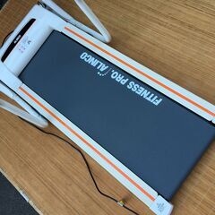 【運動歩く】ALINCOウォーキングマシンAFW3914フラットウォーカー音声ガイド折りたたみキャスター付の画像