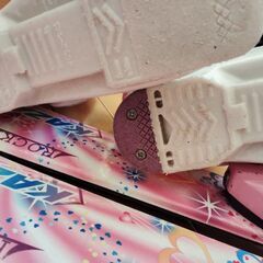 子供用スキー、ストック、ブーツ(19-20cm)3点セットの画像