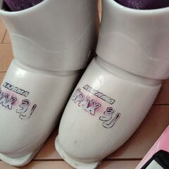 子供用スキー、ストック、ブーツ(19-20cm)3点セットの画像