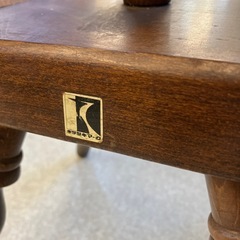 K2511-527 キツツキマーク コーヒーテーブル サイトテーブル パーツ欠品 キズ汚れ有りの画像