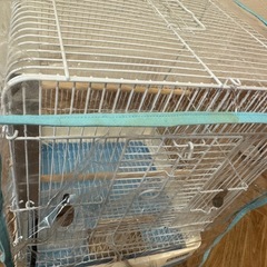 鳥かご+ヒーター+防寒シートの画像