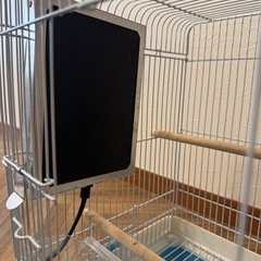 鳥かご+ヒーター+防寒シートの画像