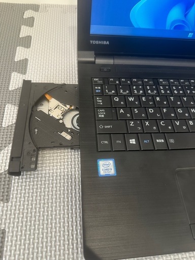 東芝 i3 7130U 500GB 8GB 15.6インチ HD DVDマルチ 東芝 i3 7130U 500GB 8GB 15.6インチ HD DVDマルチ