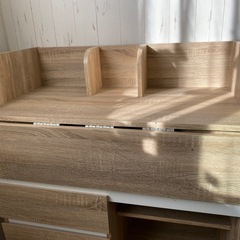 学習デスク　ランドセルラック　コンパクトの画像