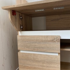 学習デスク　ランドセルラック　コンパクトの画像