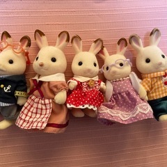 シルバニアファミリー家、人形、家具、小物セット　　　の画像