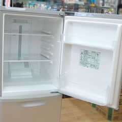 冷蔵庫 2ドア 138L 2012年製 Panasonic NR-B144W-S シルバー パナソニック 札幌市 清田区 平岡の画像