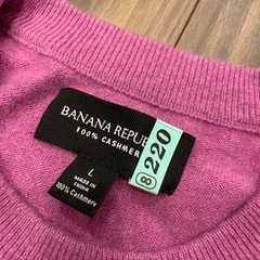 BANANA REPUBLIC カシミアセーターの画像