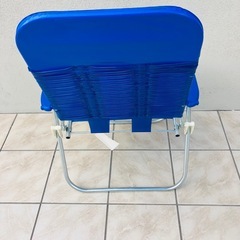 新品タグ付き　アウトドアチェア ビーチチェア レトロ　昭和レトロ サイドチェアの画像